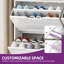 24 Pair Flip Down Shoe Storage-1078810946