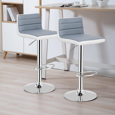 Plouffe Adjustable Height Swivel Bar Stool by Orren Ellis