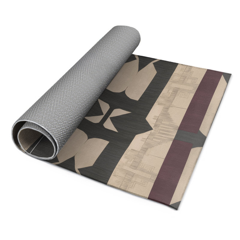 Tapis intérieur et extérieur Aristocratic Artistry, Rectangle 1 pi 6 po x 2 pi 6 po