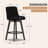 Swivel Upholstered 30'' Bar Stool Wood Leg-93801824-93801827-124606207