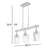 Gofried 3 - Light Kitchen Island Linear Pendant Light