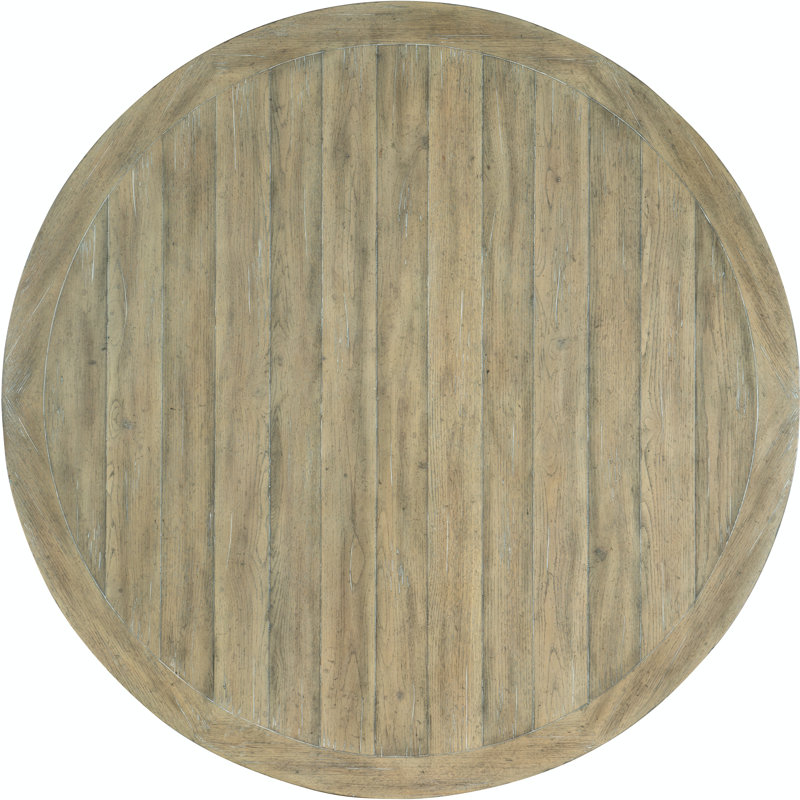 Surfrider Rattan Round Dining Table, Natural, 48" W x 48" L