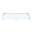 Lit simple en bois d'hévéa massif blanc avec 2 tiroirs, mouvement de tiroir fluide, bois de construction, structure stable, grande capacité de rangement-699328300