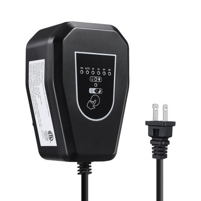 60W 120V to 12V Outdoor Low Voltage Transformer with Countdown Timer and Photocell Light Sensor