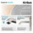 Ceramic Circular Vessel Bathroom Sink with Faucet-3955078