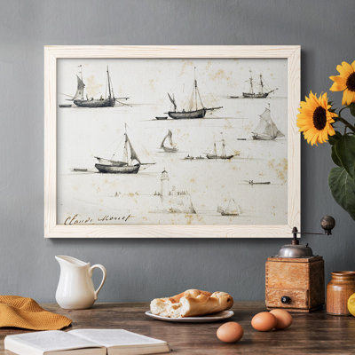 " Boats And Jetty, 1857zz "