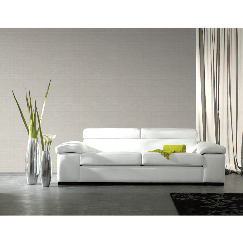 Rouleau de papier peint l 24 pi x l 54 po Kraker, Gris