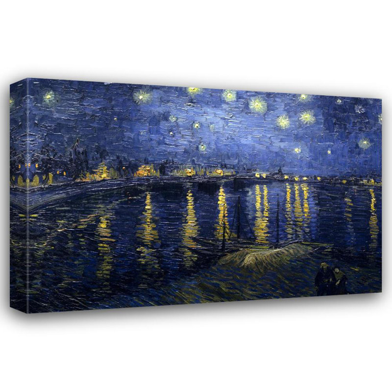 Nuit étoilée sur le rhône, vers 1888, H 32 po x l 48 po