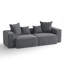 2-Piece Upholstered Corduroy Modular Sectional Sofa  – Fully Compressed, No Assembly Required-1618998666
