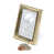 Antique Brushed Brass with Bead Border