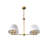 4-Light Dimmable Classic And Traditional Shaded Liner Pendant-1495415202