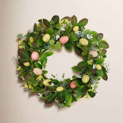 20" Handcrafted Easter Wreath