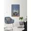 'Retro Dog' Floater Framed Print On Canvas-1605669178