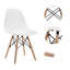 Chaise d'appoint blanche