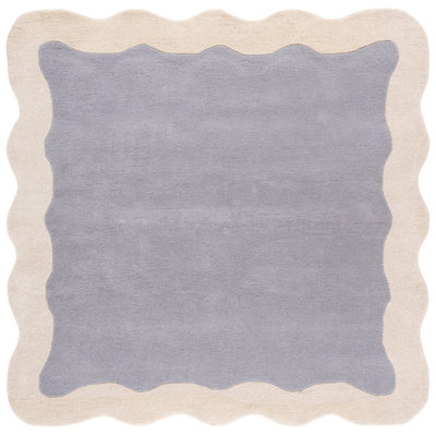 Metro 435 Hand Tufted Wool Pile Solid Color Rug