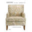 Fauteuil d'appoint 28 "avec pieds en bois