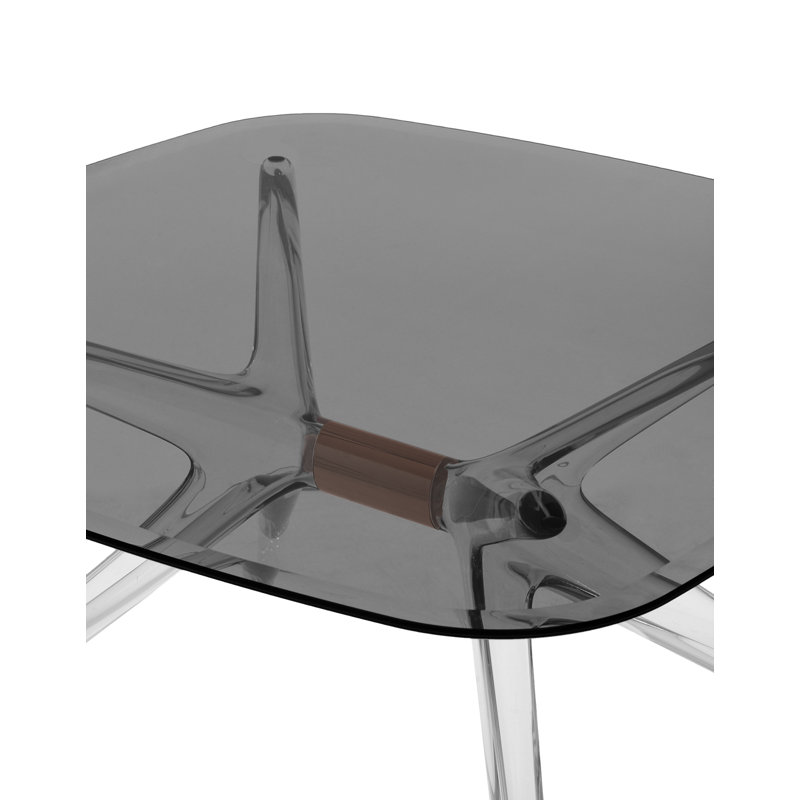 Blast Coffee Table, Crystal-Bronze, Gray