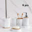 Ensemble complet d'accessoires de salle de bain 6 pièces