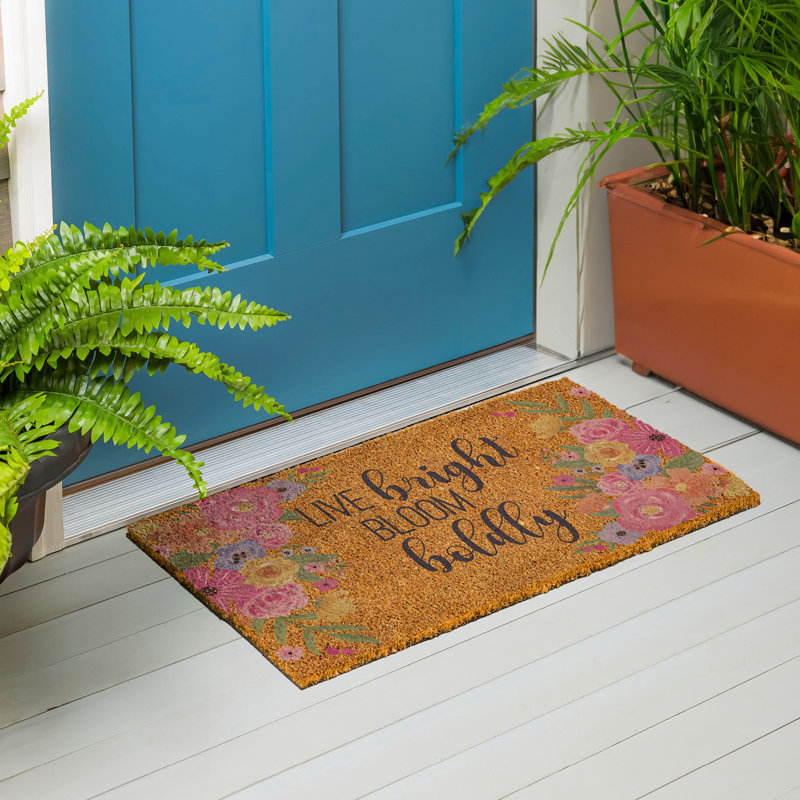 Bunny Blooms Spring Blossom, Coir Mat 28"x16"