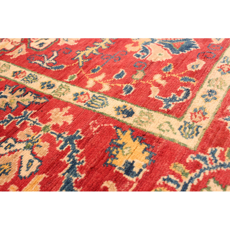 Tapis de zone en laine 3 pi 2 po x 4 pi 10 po à la main one-of-kind-noué la 2010 gazni Hypoluxo