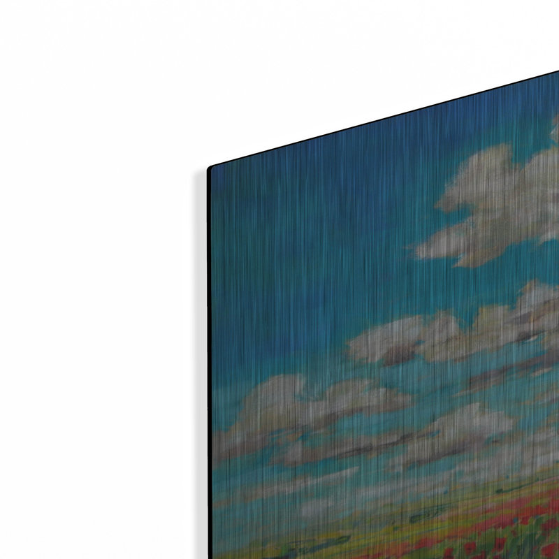 «Summer Clouds And Poppies» par Jennifer Gardner, H 16 po x l 24 po