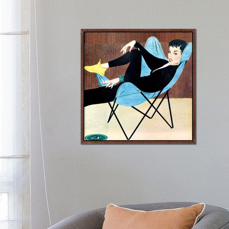 1951 Woman Magazine Plate by The Advertising Archives - Gallery-Wrapped Canvas Giclée on Canvas, 66.04 cm H x 66.04 cm W