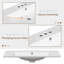 Lavabo de salle de bain simple avec 3 trous de robinet