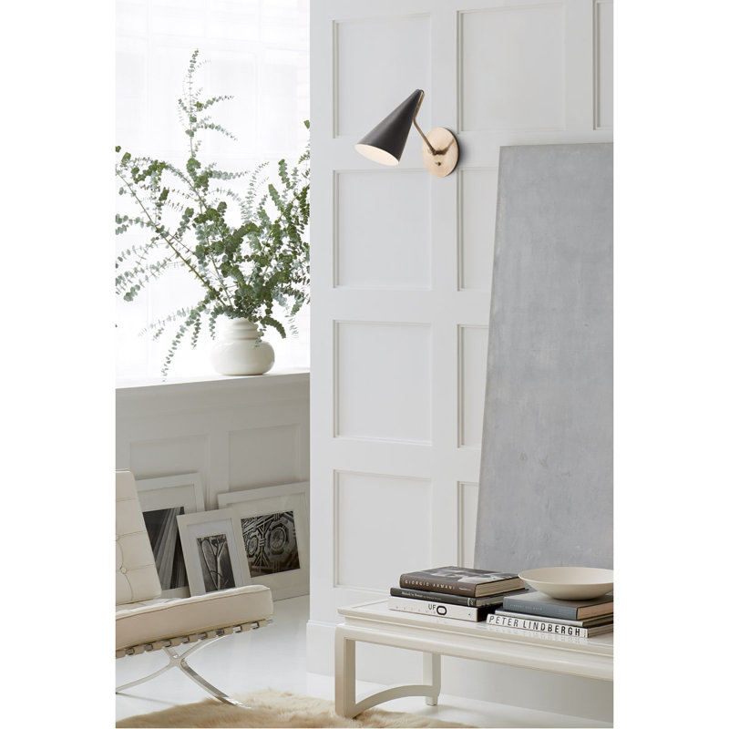 AERIN Clemente Wall Light, Antique Brass