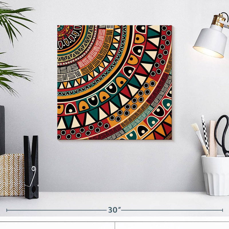 Kerner African Pattern, 16" H x 16" W
