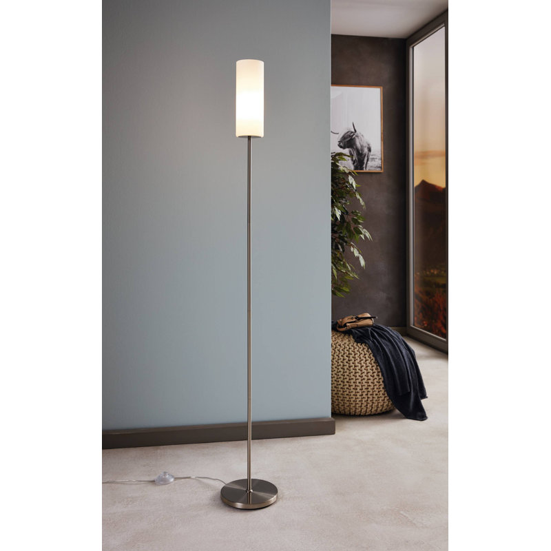 Ardilla 153cm Satin Traditional Floor Lamp with Outlet