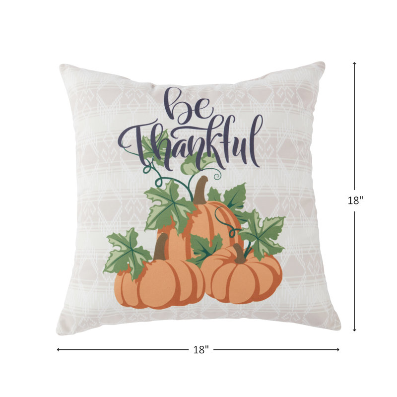 Coussin en polyester Be Thankful