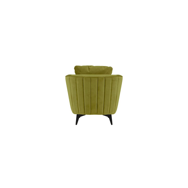 Upholstered Armchair, Olive