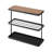 Tower Yamazaki Home Side Table With Storage Tier Shelves Narrow, Narrow Wooden And Metal End Table-704803535