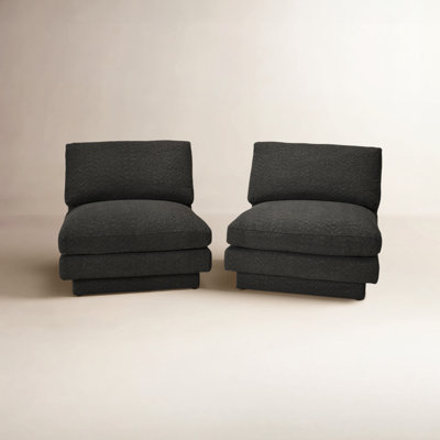 Woolf Boucle Slipper Chair