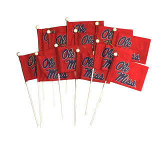 College Flag Ornaments (Set of 12)
