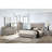 Contemporary 1Pc Bed W LED Headboard UV Finish Bedframe Bedroom Furniture-902008095-902008091