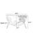 Multifunction practical semicircle decor cabinet