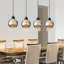 4 - Light Matte Black Cylinder Pendant