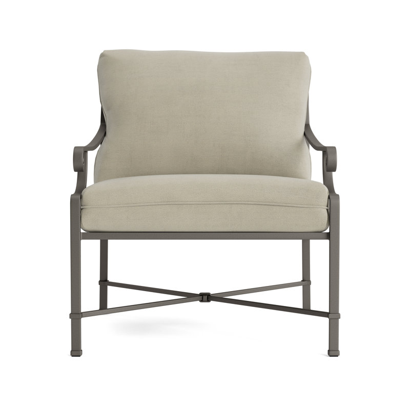 Venetian Outdoor Lounge Chair, Mica, Fusion Charcoal