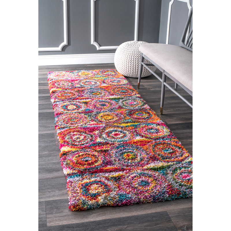Abstract Area Rug, Runner 81 x 244cm