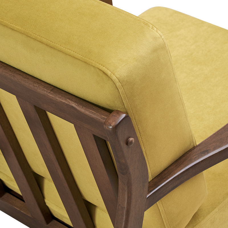 Fauteuil Jasper, Velours doré