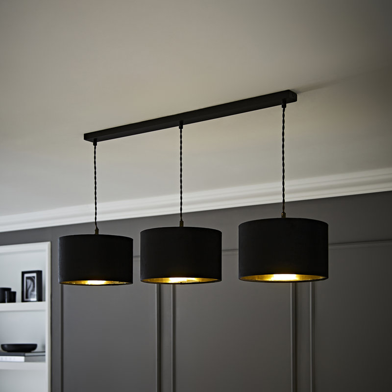 Albeiro 3 - Light Pendant, Black, Yes, Matte Black