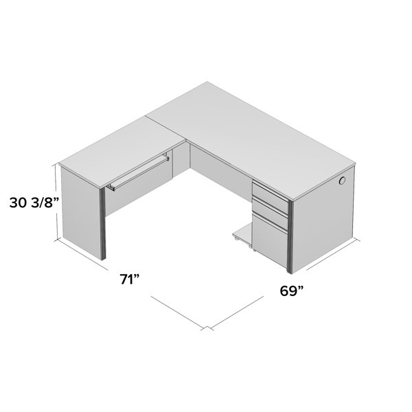 Wade Logan® Balendin L-Shaped & Reviews - Wayfair Canada