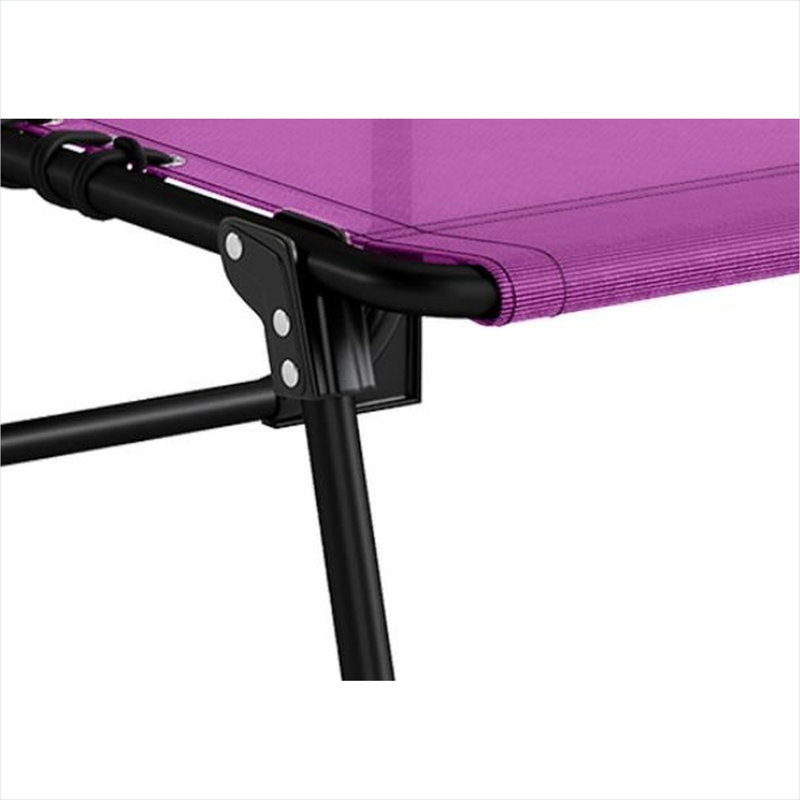 Chaise longue combinant design pliant et rangement avec siège inclinable et fini