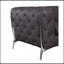 Causeuse rembourrée en cuir 100% italien Global United-1000097850-1000097848