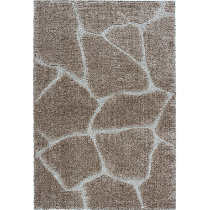 Tapis en polyester recyclé, Rectangle 5 pi 3 po x 7 pi 6 po