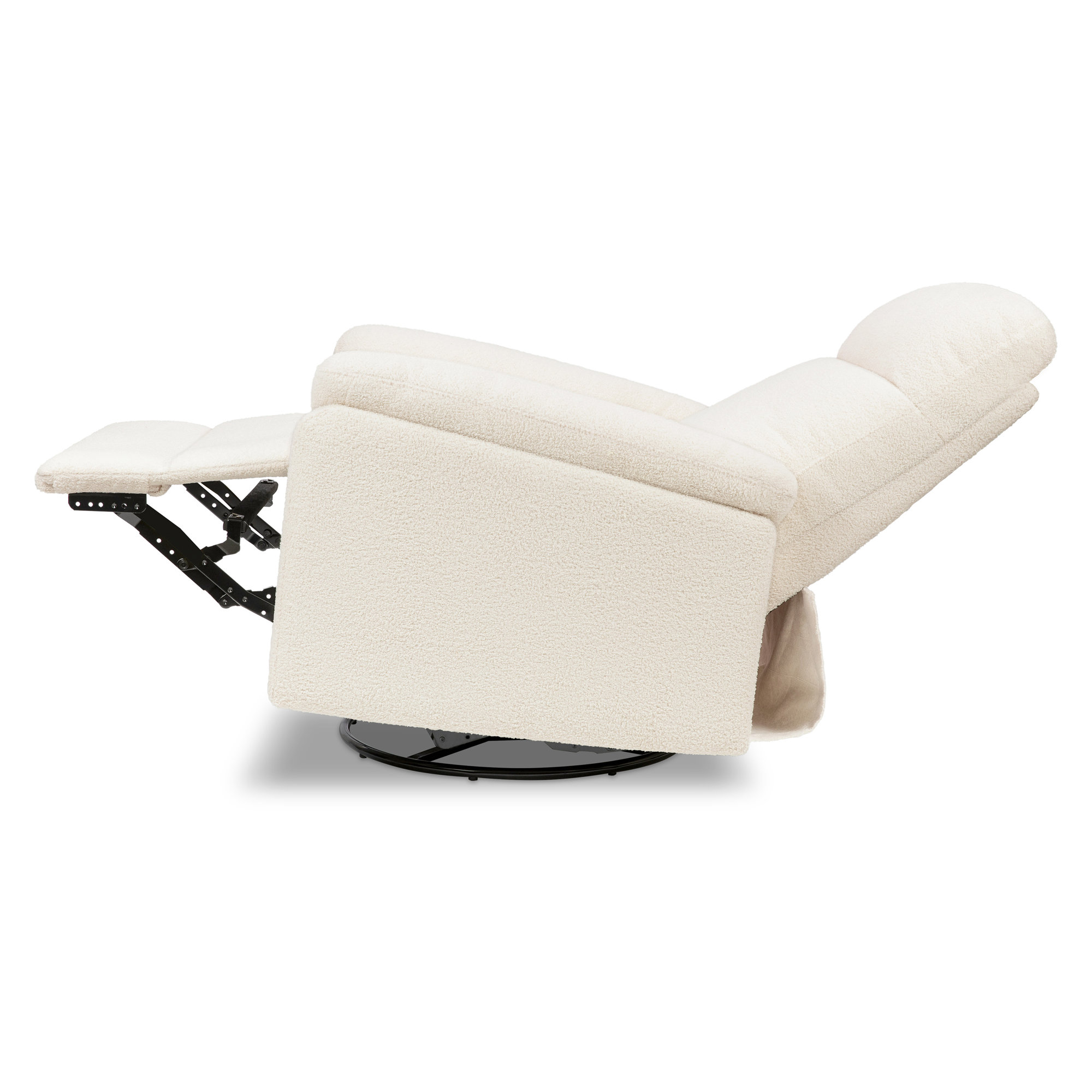 Suzy Recliner And Swivel Glider, Cozy Cream Boucle