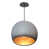 Gris mat / laiton