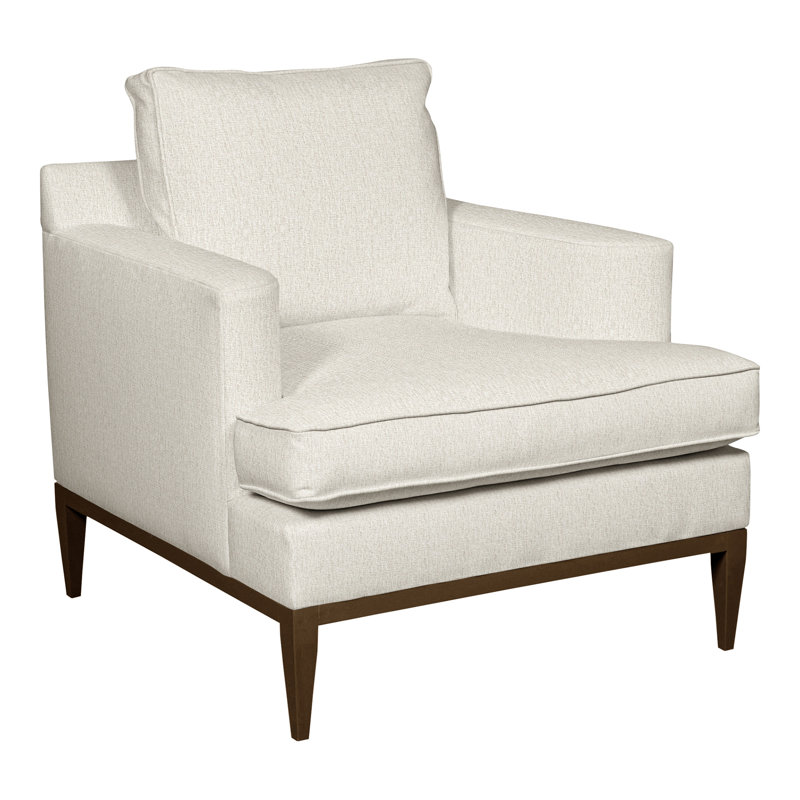 Camilla 34.5" Chair, Tuck Linen, Havana
