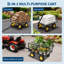 Chariot utilitaire tout-terrain pliable robuste 4-en-1 de 1500 lb pour le transport de pelouse, de jardin et de ferme-31644954